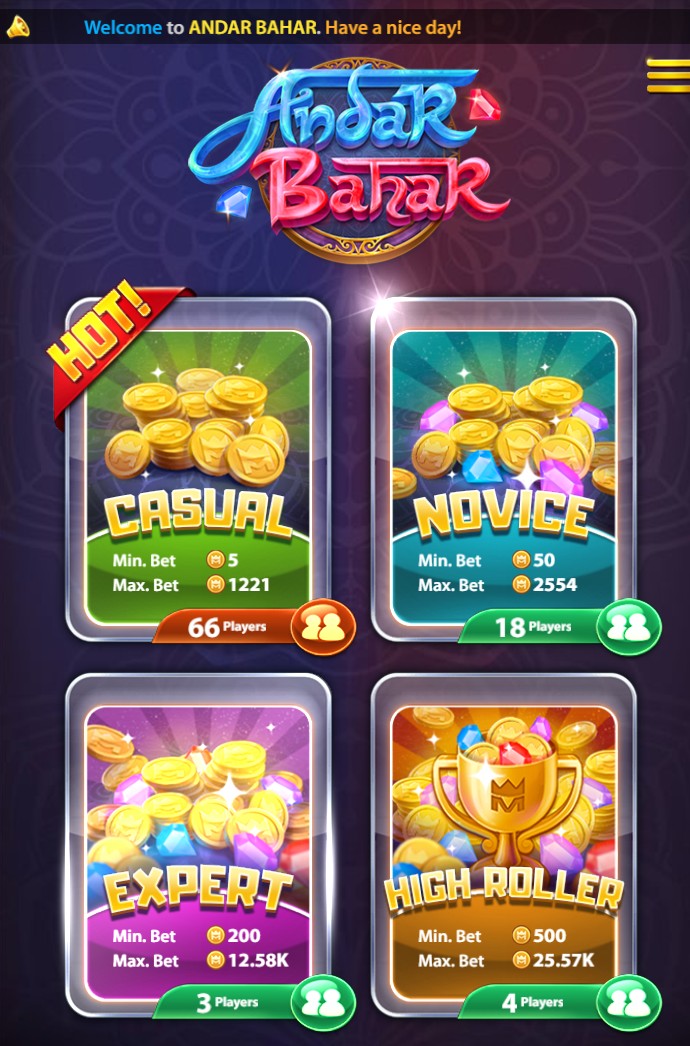 Andar Bahar Gameplay
