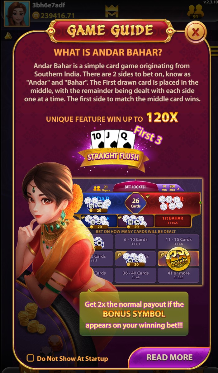 66 Lottery Andar Bahar Game