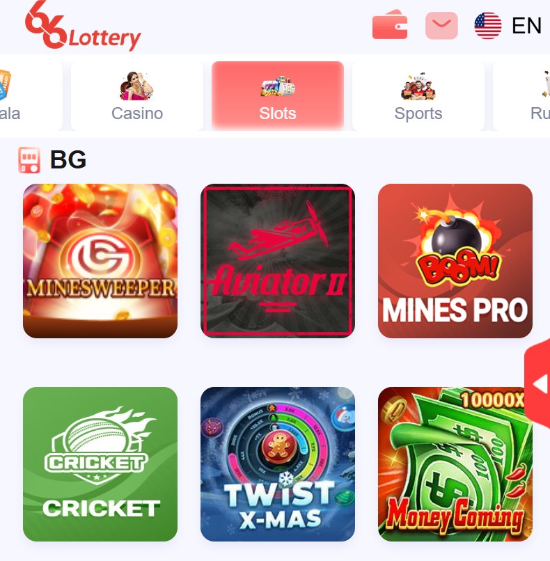 66 Lottery Online Slot Games